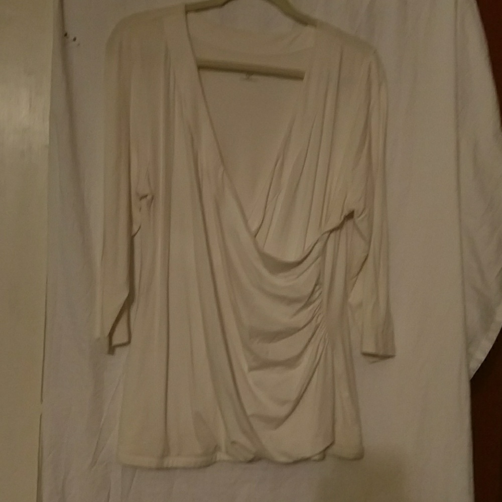 Off white tunic top